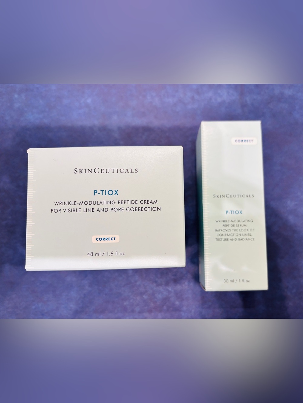 SkinCeuticals P-TIOX Peptide Cream and Serum